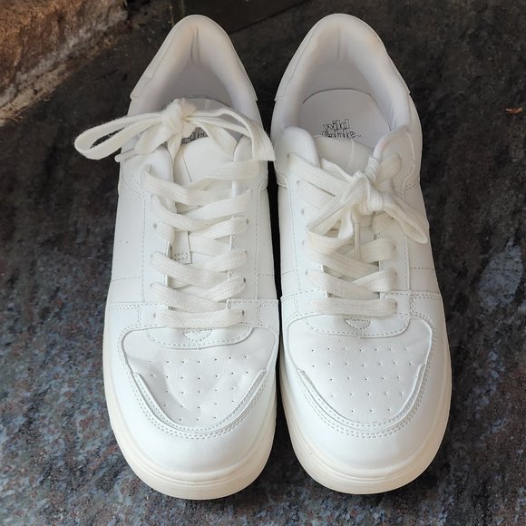Wild Fable White Platform Sneakers Size 7.5 - Picture 11 of 16